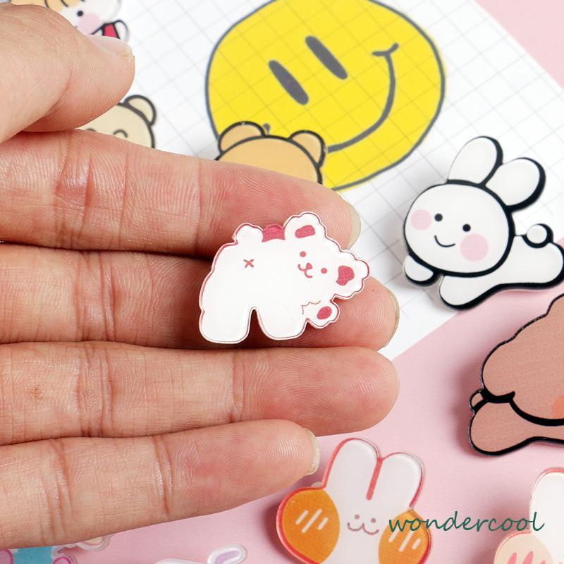 CUTE PIN BROOCH PIN BROS AKRILIK AKRILIC KOREA STYLE LUCU IMPORT-Won