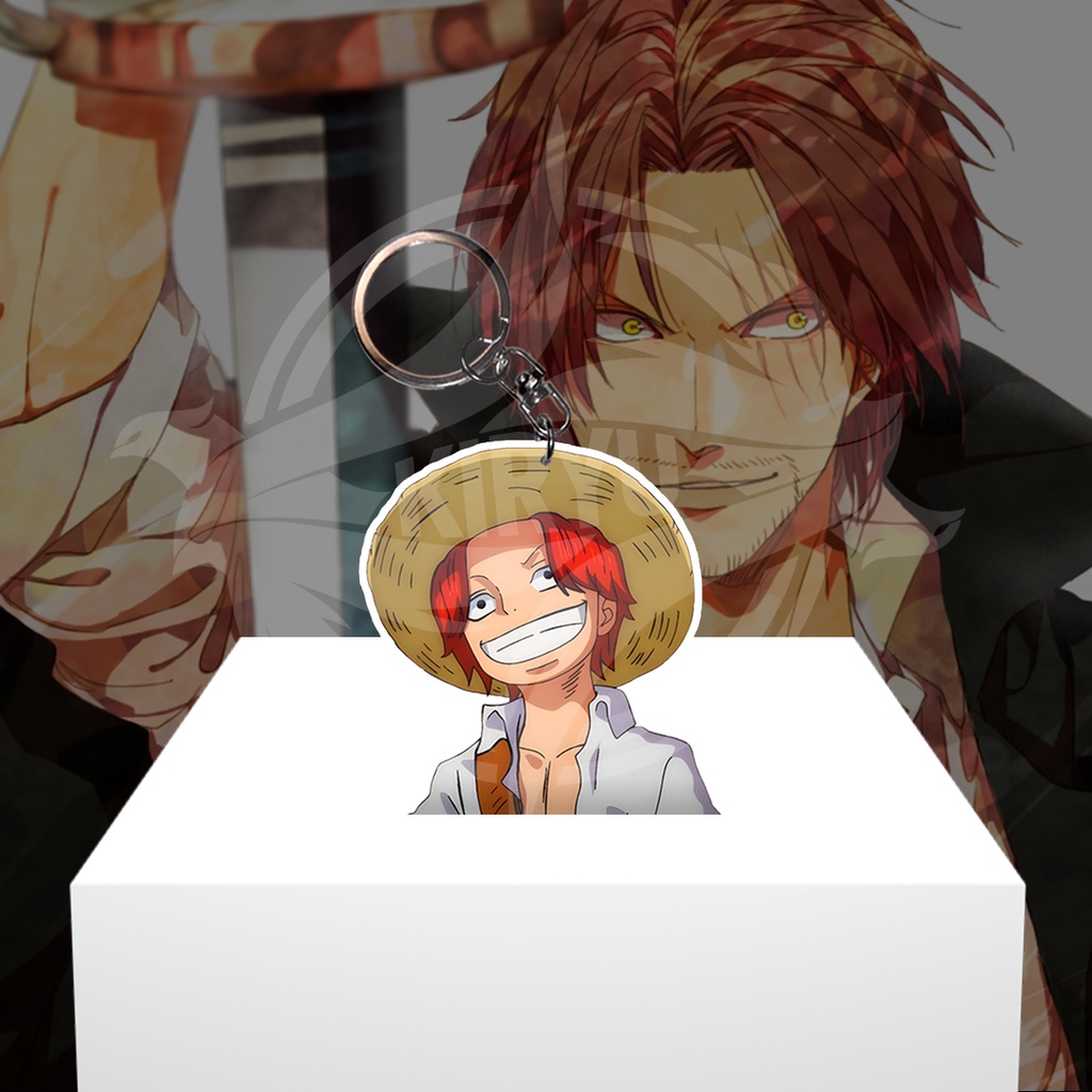 Gantungan Kunci Gantungan HP Anime One Piece / OnePiece Shanks - Ganci Akrilik - Keychain Acrylic