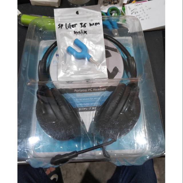 HEADPHONE GAMING HF BANDO KEENION KOS 730 BONUS SPLITER U