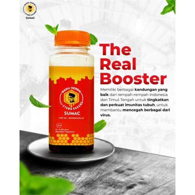 

Madu Sumac Cap Eyang Kakung 275gr 100%Ori