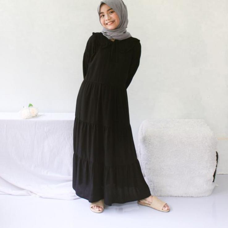 Tren Terbaru Midi Dress Anak Perempuan Usia 9 - 12 tahun / Gamis anak tanggung / baju muslim anak te
