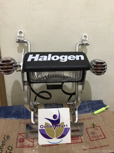 Lampu topi tutup halogen variasi rx king