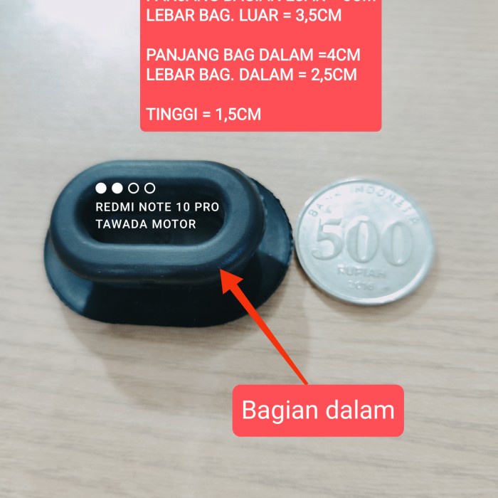 KARET PENUTUP LUBANG BODI DEK TYPE LONJONG BESAR