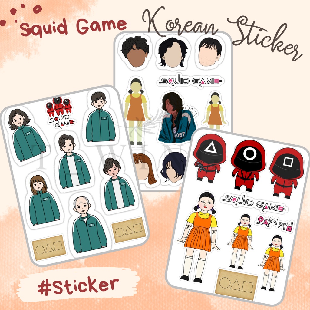 

[ MEDAN ] STICKER DIY 1 SET = 4 LMBAR p/ STIKER KOREA DRAMA / STIKER NEW EDITION