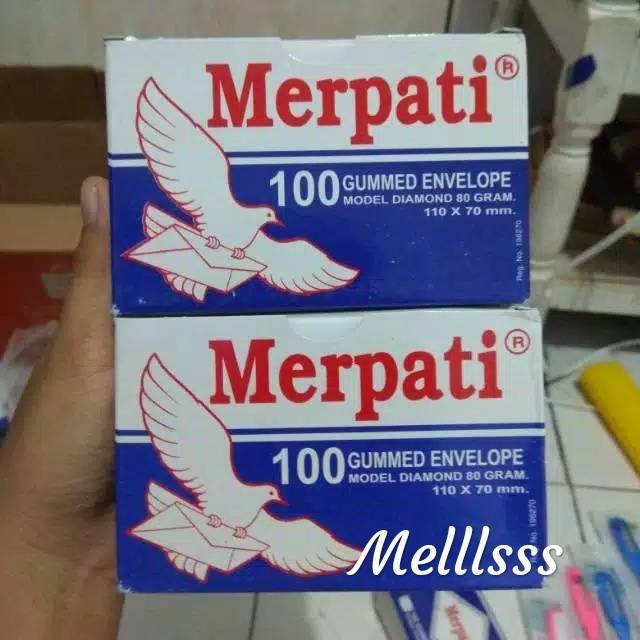 (STOK READY) AMPLOP PUTIH KECIL PAPERLINE 70 X 110 Mm