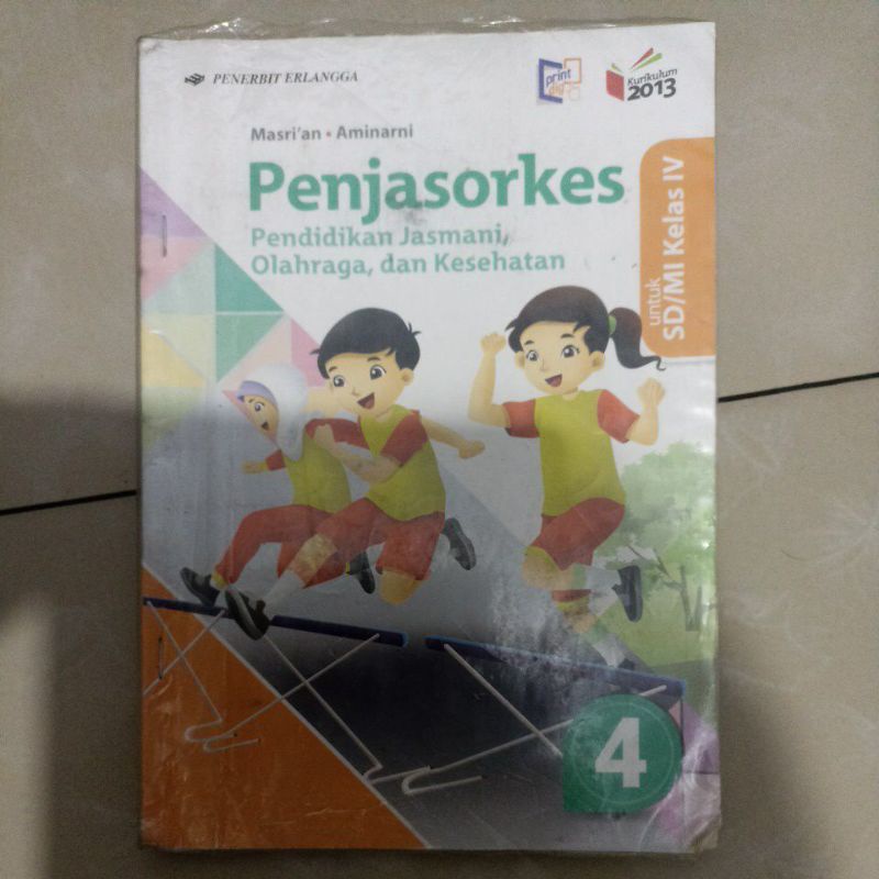 Buku Penjasorkes kelas 4 Erlangga