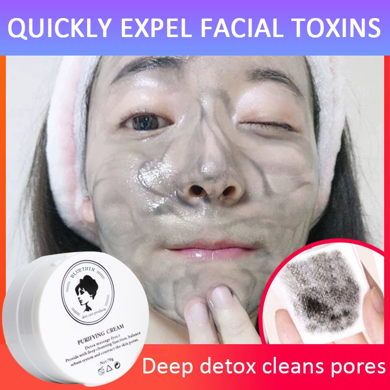 Krim Alat Detox Krim Krim Detoks Racun Wajah Purify Balance Cream Face Massage Whiteninng-70gr