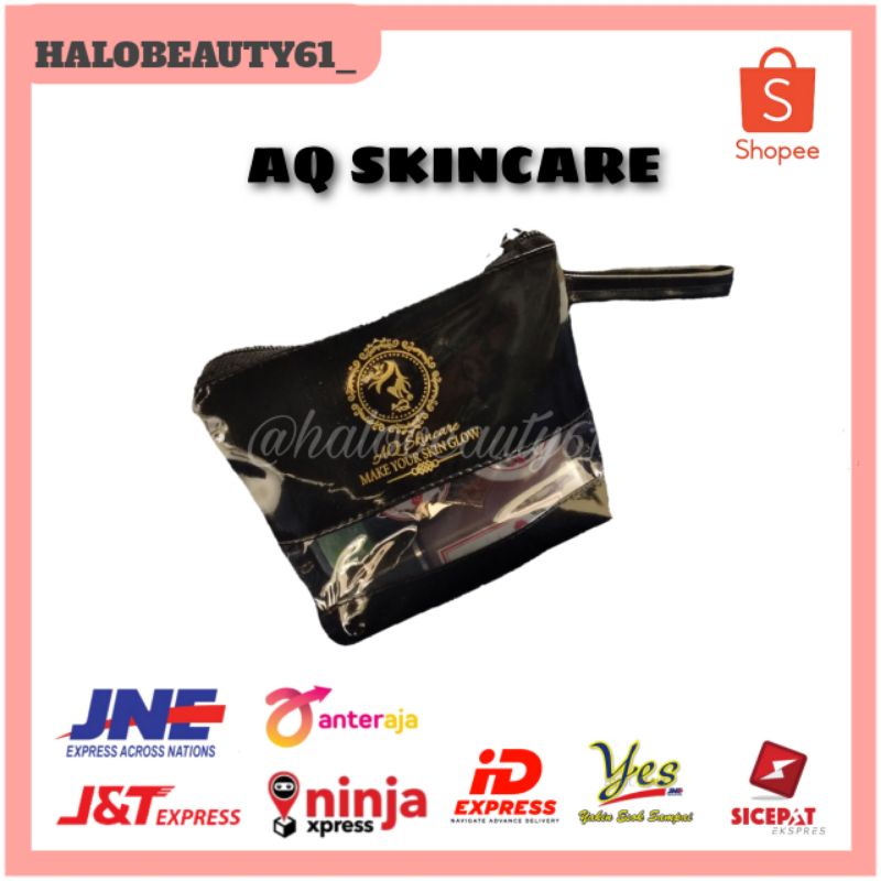 BISA COD PAKET KOMPLIT AQ SKINCARE / SCINCARE / SKINKER CREAM / KRIM PEMUTIH WAJAH AQ GLOWING ORIGIN