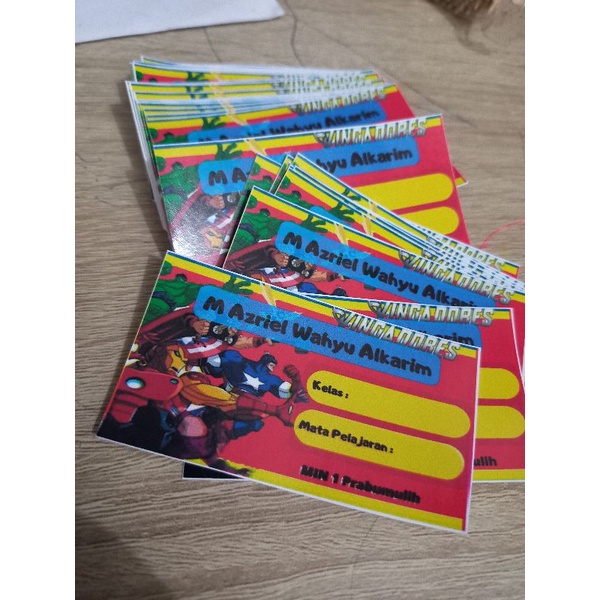 

Stiker Nama Buku