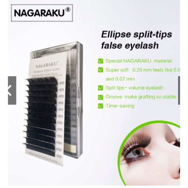 ELLIPSE Nagaraku Super Soft 9/10/11/12/13/14 Ellipse lashes bulu mata eyelash extension