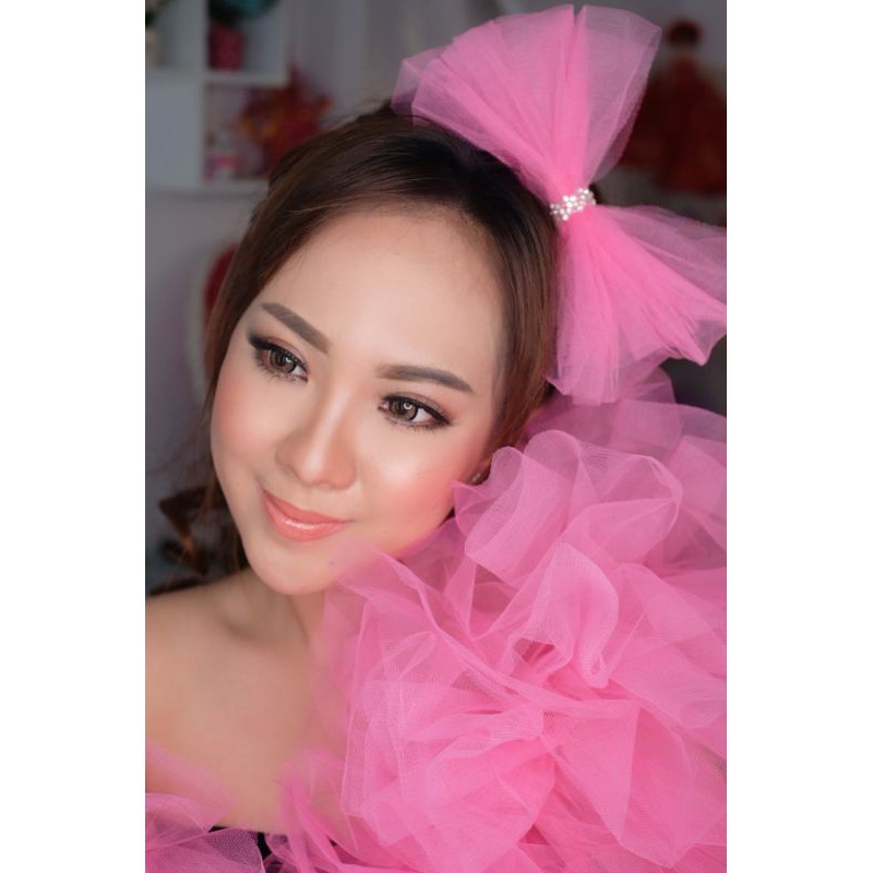 Tutu long ruffle utk portfolio make up