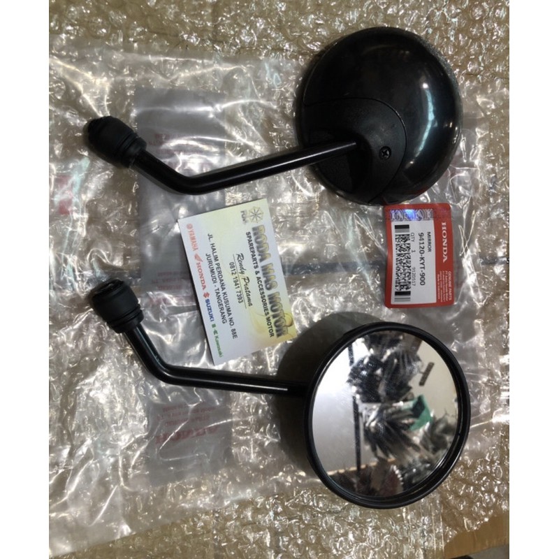 SPION HONDA MODEL SCOOPY WARNA HITAM PNP BEAT / VARIO / SPACY / KARISMA / SUPRA 125 DRAT 14