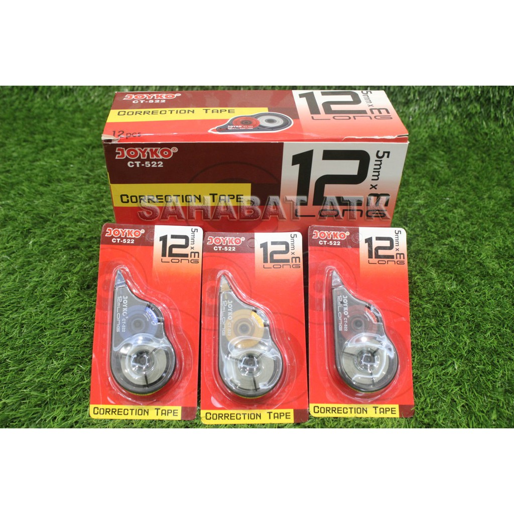 

JOYKO CORREECTION TAPE CT - 522 / TIPE X KERTAS PANJANG 12 m