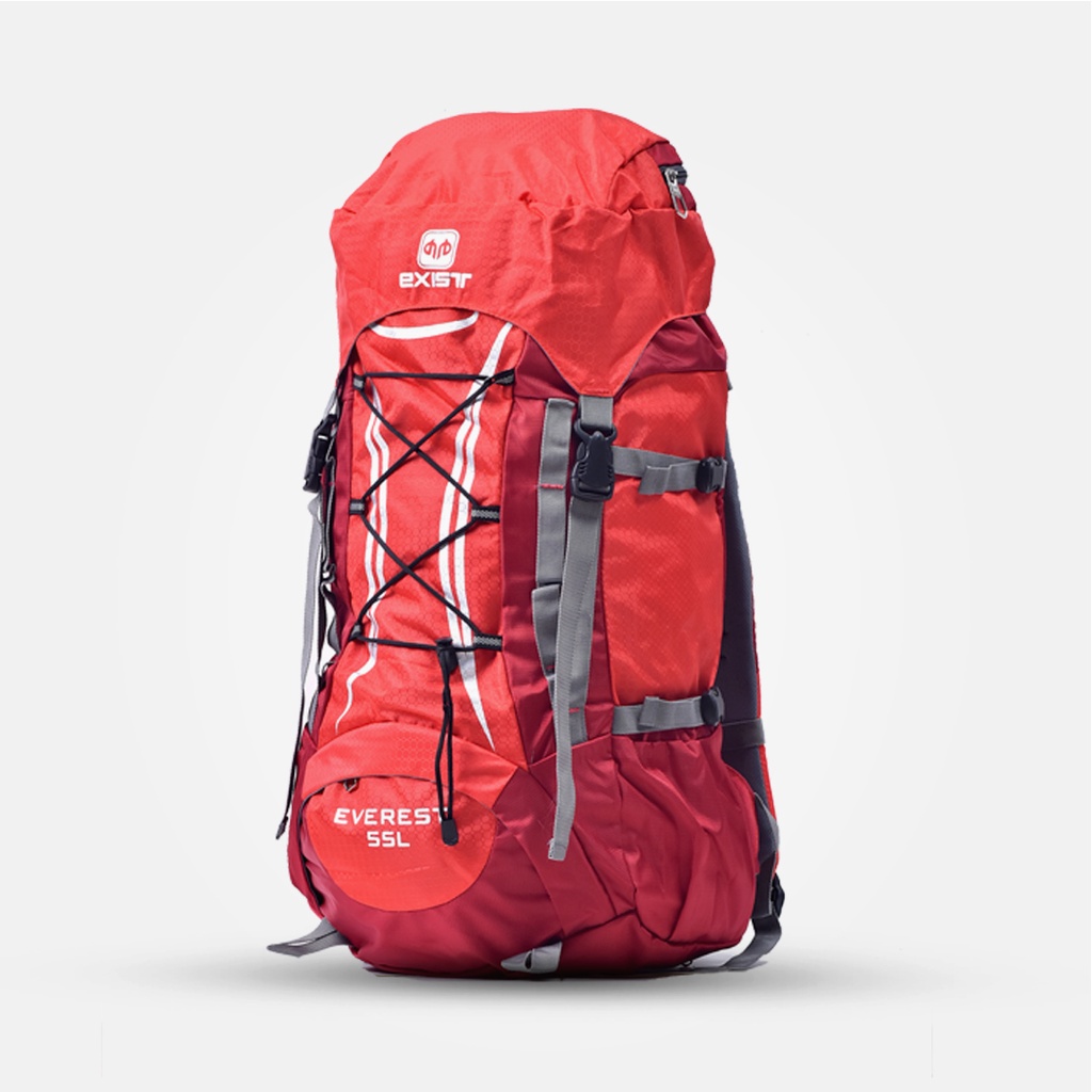 Tas gunung carrier murah 55 Liter outdoor / hiking / camping - tas outdoor pria murah - tas semi gun