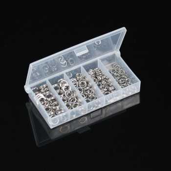 Cincin Konektor Umpan Pancing ikan Split Ring 200PCS LSH01r