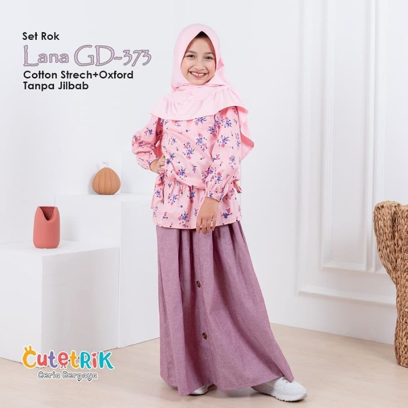 SETELAN ROK LANA SETELAN ROK ANAK CEWEK SETELAN ROK ANAK PEREMPUAN BAJU MUSLIM ANAK PEREMPUAN BAJU S