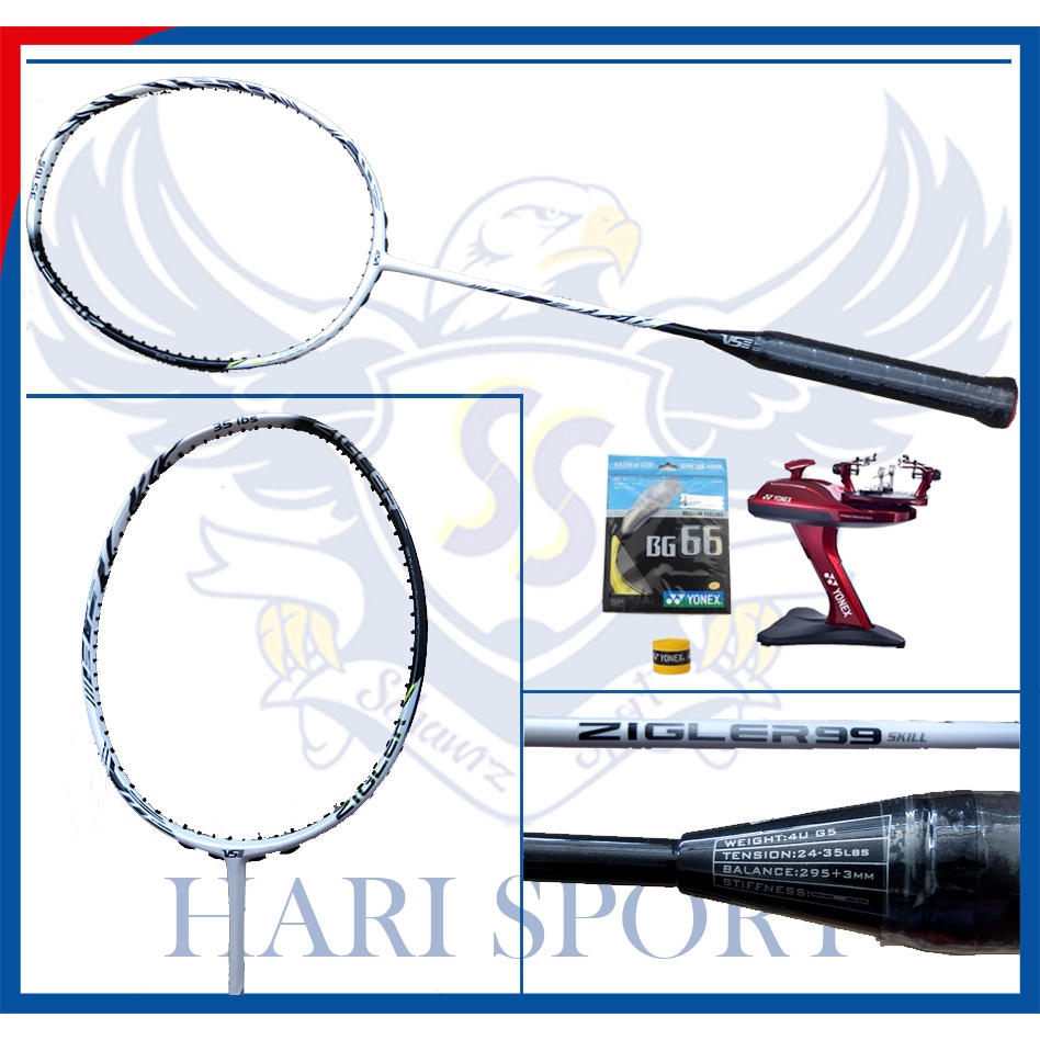 VSE ZIGLER 99 SKILL 35LBS Original Raket Badminton Bulutangkis