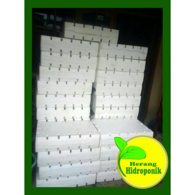 Box Styrofoam Persegi Panjang Bahan Tebal Lubang Udara