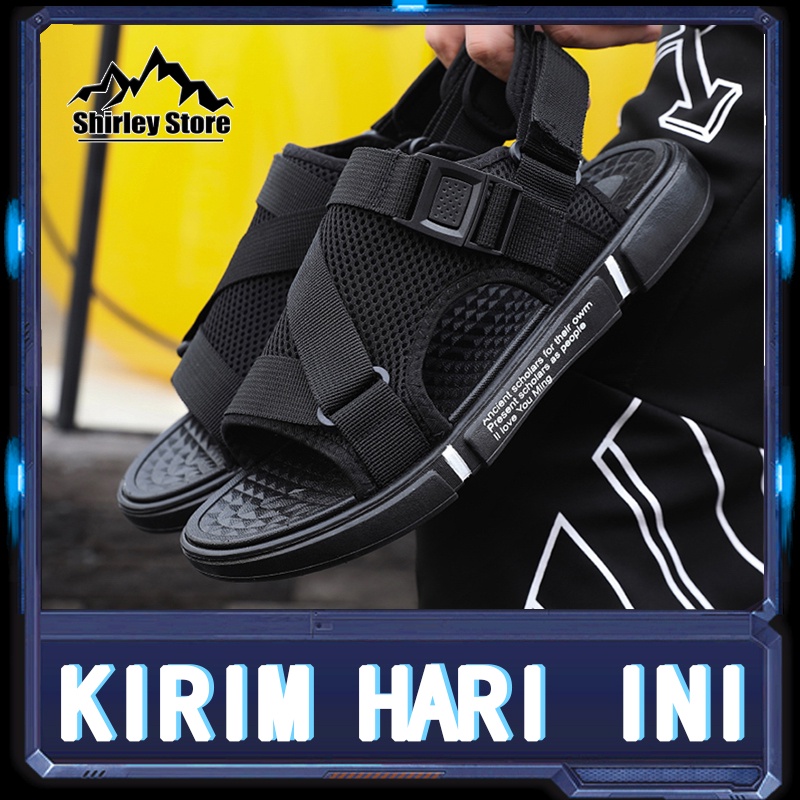 【COD &amp; Kirim Hari ini】 Sendal Pria Sandal Gunung Pria Sendal Pria Casual Sepatu Sandal Pria Sendal Gunung Pria Sendal Pria Tali Belakang Yang Bisa Sendal Kasual Pria Sendal Sport Sendal Cewok Kekinian Sendal Fashion Pria Sandal Pria