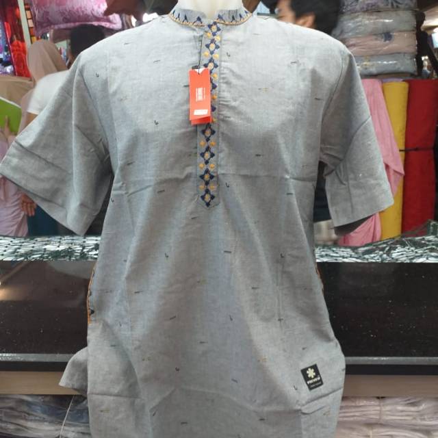 Baju koko pria Itang yunasz(tangan pendek)
