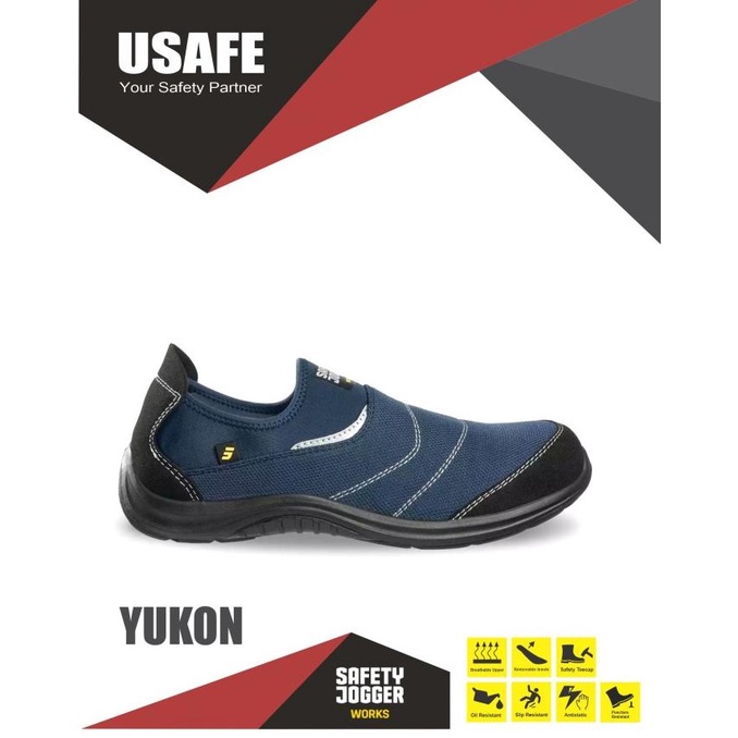 Jual Sepatu Safety Jogger Yukon Navy Blue Shopee Indonesia