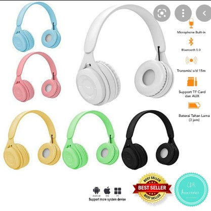 (COD) Headphone Headset Bando Y08 Bluetooth Wireless