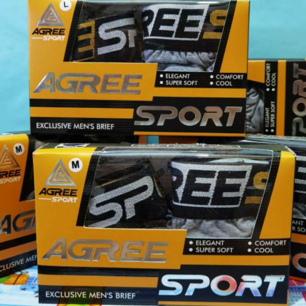 CELANA DALAM PRIA AGREE SPORT 2327 | ISI 2PCS