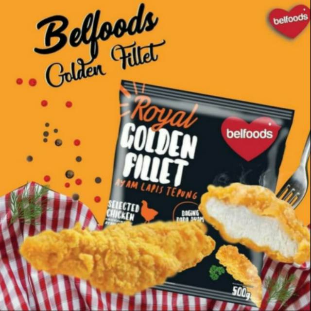 New Royal Golden Fillet 250 gram Ayam Lapis Tepung Dada Ayam