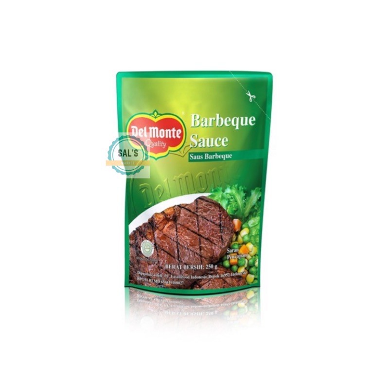 

Delmonte Saus Barbeque Pouch 250 gr BBQ Sauce Bumbu Saos Barbekyu Sachet