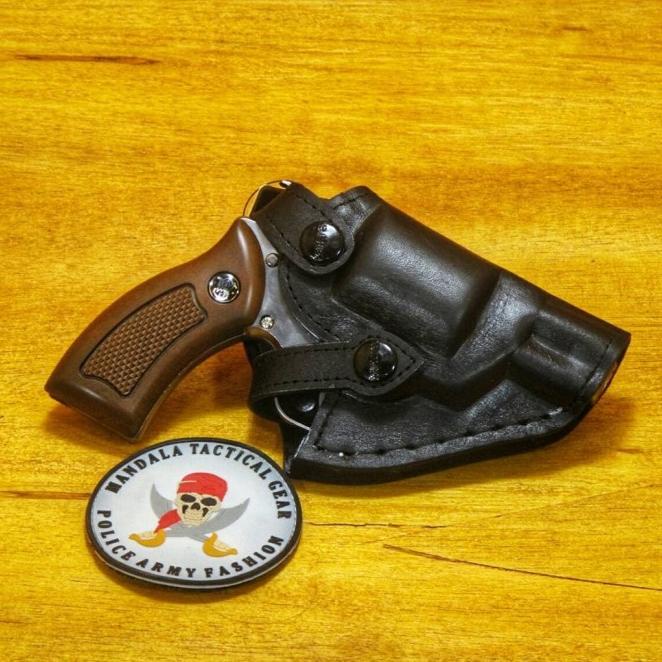 Holster Revolver / Sarung Senjata Revolver 2 Inci / Pendek