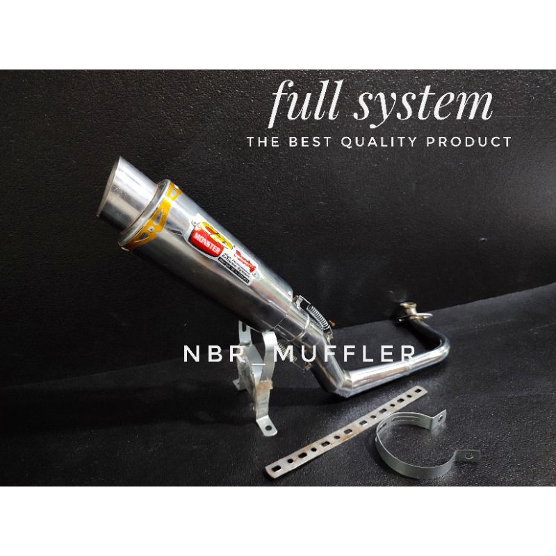 Knalpot racing CLD Monster Vario 110 karbu/techno/vario 110 fi/vario 125 old/led/vario 150