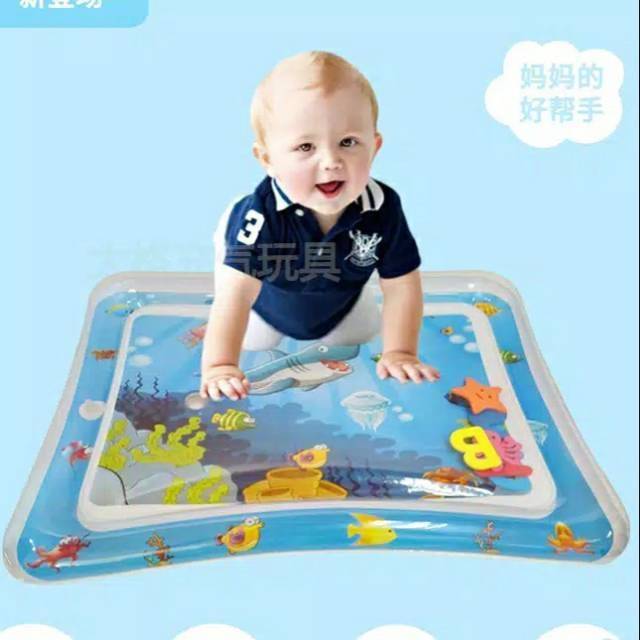 Matras Air Bayi Mainan Anak Baby Kids Water Play Mat