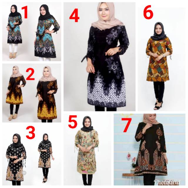 Atasan Batik Dolby Dolbi Dobby Doby Tenun Sutra Tulis 