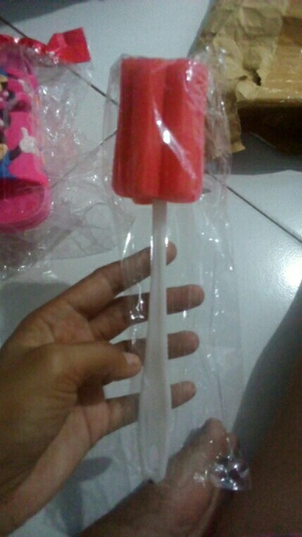 Sikat Pembesih Botol Gelas Spon / Sikat Panjang Cuci Piring / Sikat Cuci Piring Bahan Sponge