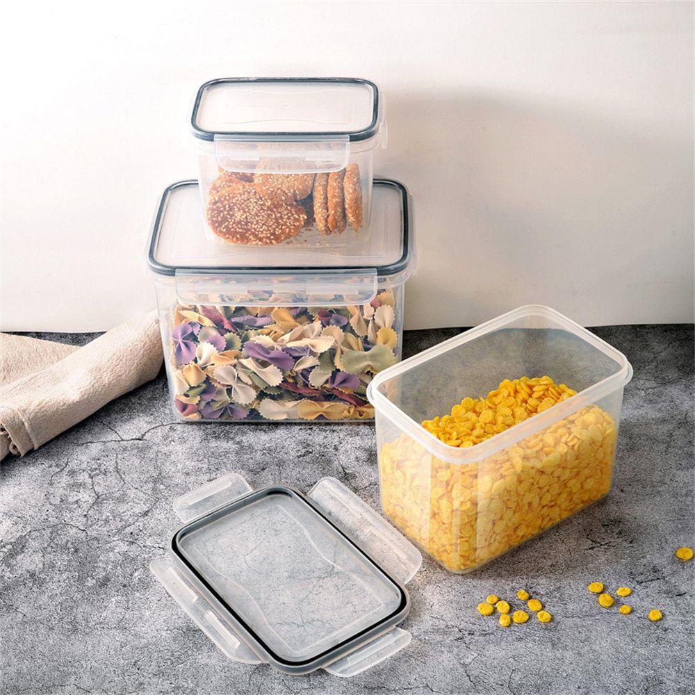 Suyo 6Pcs / Set Kontainer / Kotak Penyimpanan Makanan Stackable BPA Free Untuk Perlengkapan Dapur