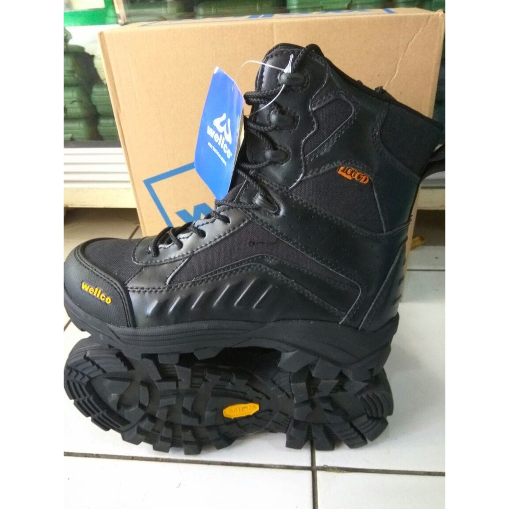 Sepatu Tactical Wellco Hitam