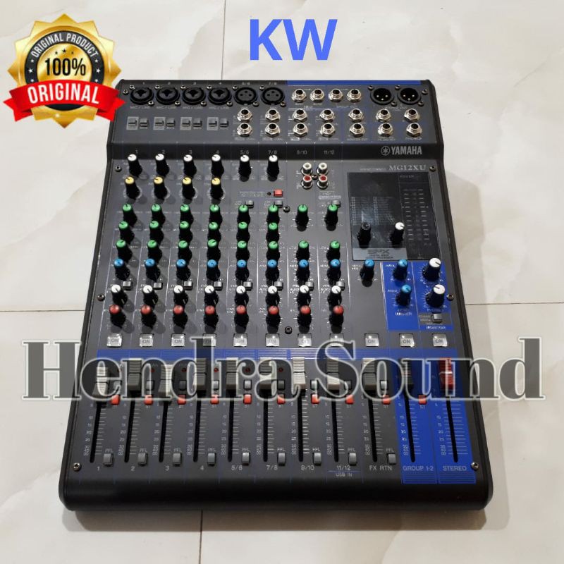 Mixer Audio Yamaha MG 12 XU KW 2 (12 channel)