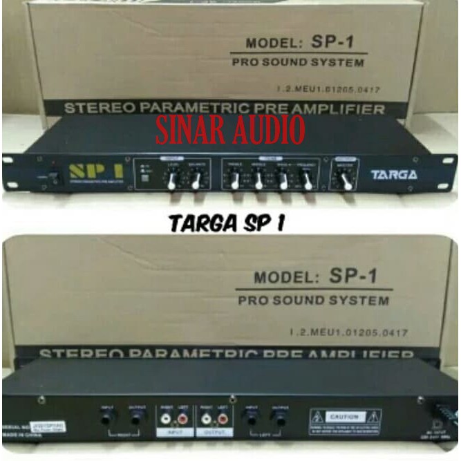 TARGA SP 1 Pro Sound System Stereo Parametrik
