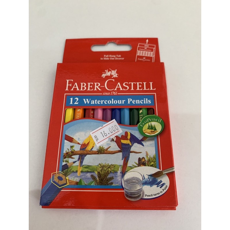 

PENSIL WARNA PENDEK FABER CASTELL 12 WATERCOLOUR