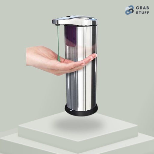 Dispenser Sabun Cuci Tangan Otomatis Stainless Steel 280ml / Dispenser Alat Tempat Cuci Tangan Otomatis / Dispenser Soap Automatic Dispenser Sabun Mandi Aestetic Murah Berkualitas / Dispenser Stainless Steel Sabun Otomatis Sensor Dispenser Sabun Touchless