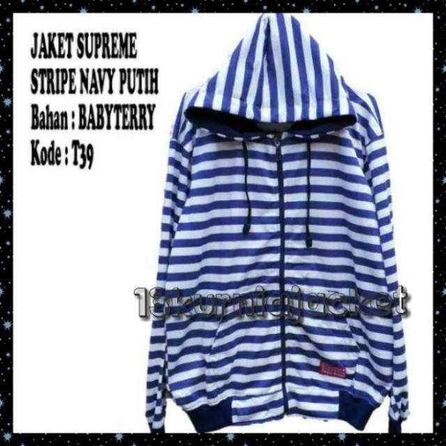 Jaket Salur Pria Jaket Salur Belang belang Hoodie Wanita Hitam Putih Sweater Hoodie Premium