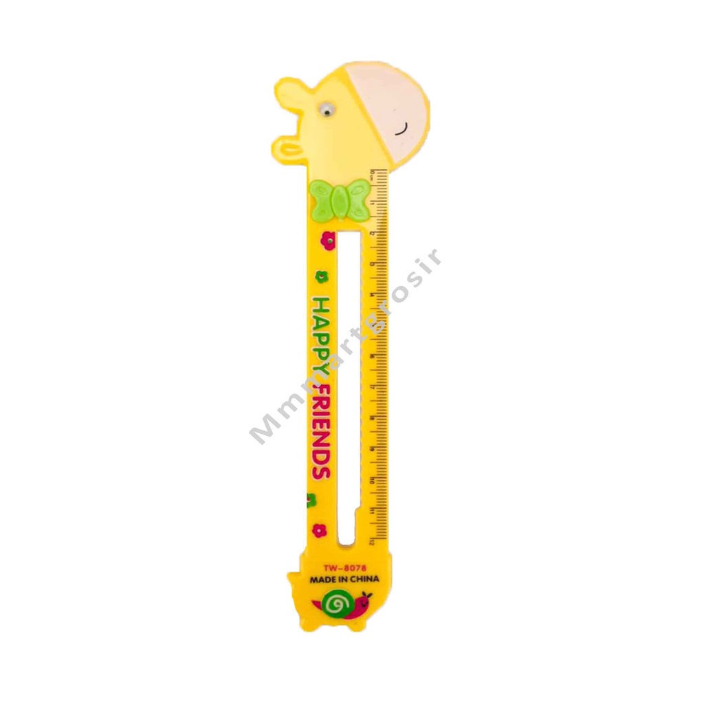 Ruler Jerapah / Penggaris Anak-Anak / Happy Friend / Alat Ukur