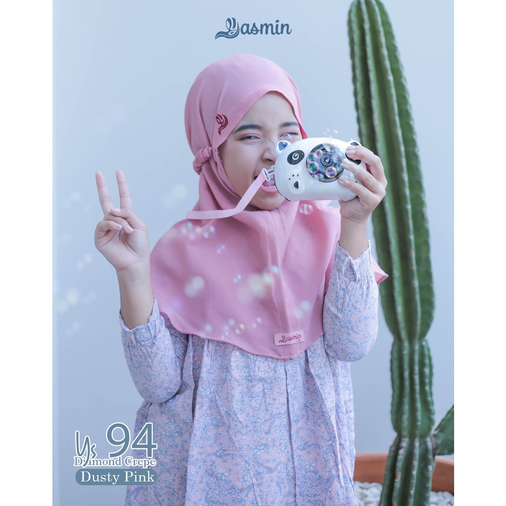 Bergo Kids Yasmin Hijab Ys 94 jilbab anak tali kerut