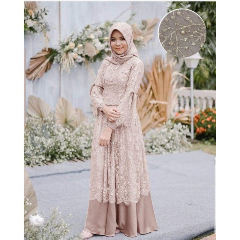 Maxi Pefira / Gamis Pesta / Gamis Brukat