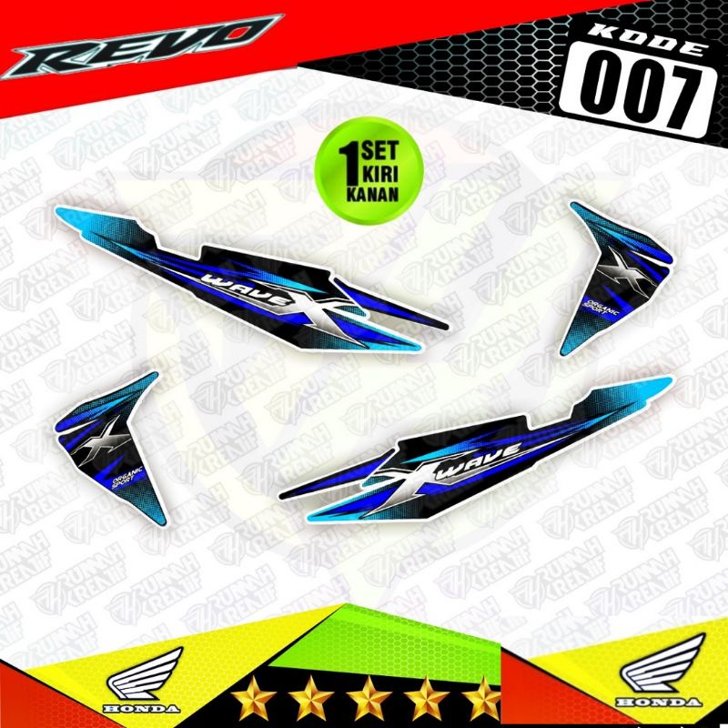Decal Sticker Striping Variasi REVO 100 2007-2009 / REVO Lama / REVO old | Decal Wave Rsx 100 | Deca