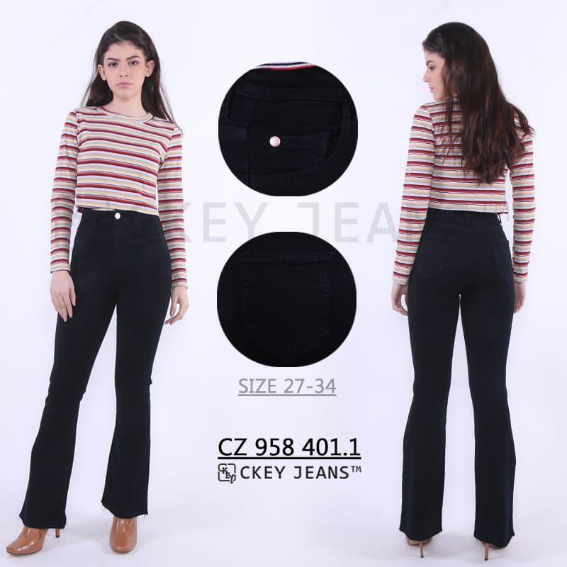 celana cutbray jeans (ckey)