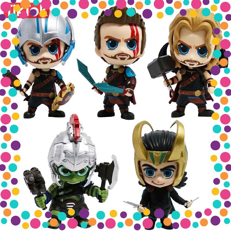 Anime Figure Import Berkualitas Nendoroid Lucu Thor 3 Loki Ragnarok Hulk Bruce Banner Arena Warrior