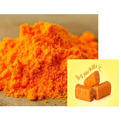

Bumbu Tabur Keju Richeese (Orange) ala Biskuit Richeese manis 1 kilogram 1kg Aman Halal Good Aroma