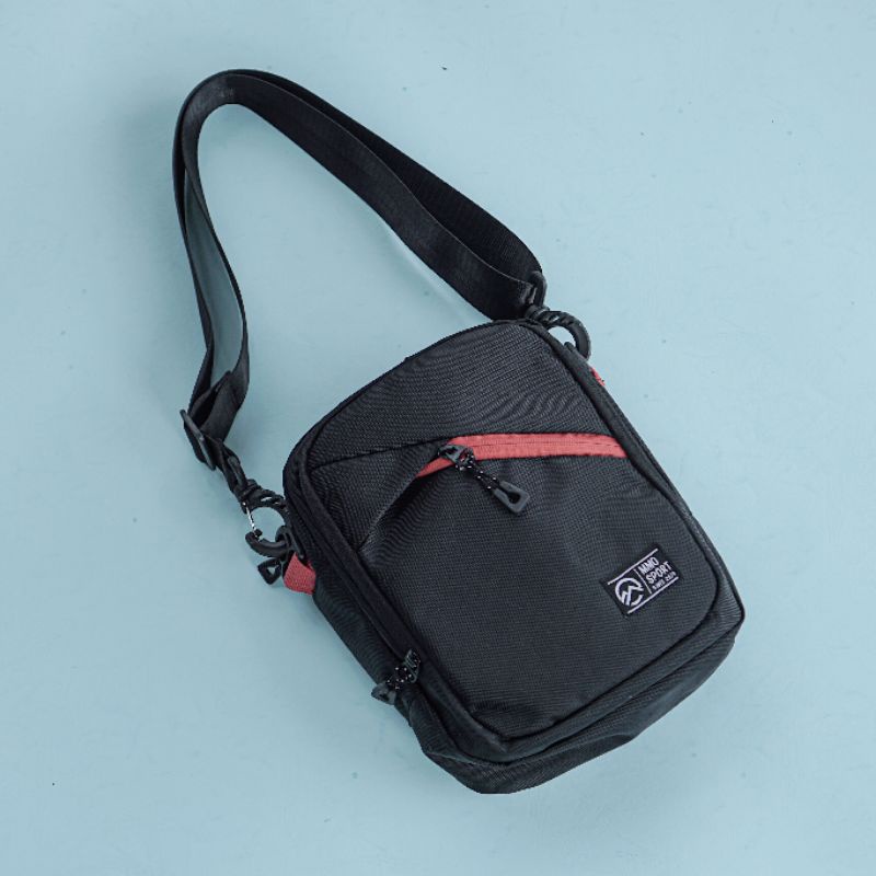 Mmosport Tas Selempang pria slanted zipper