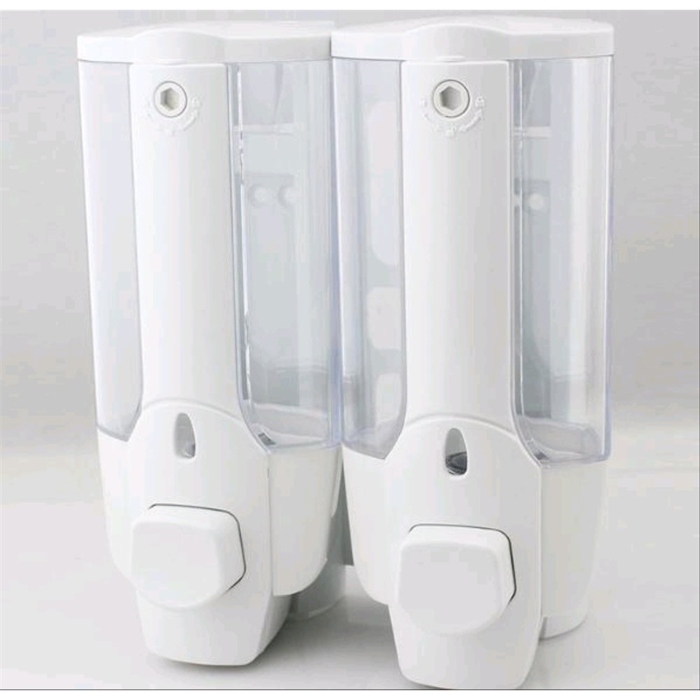 Soap Dispenser Tempat Sabun Cair Double - Dispenser Sabun 2 Tabung